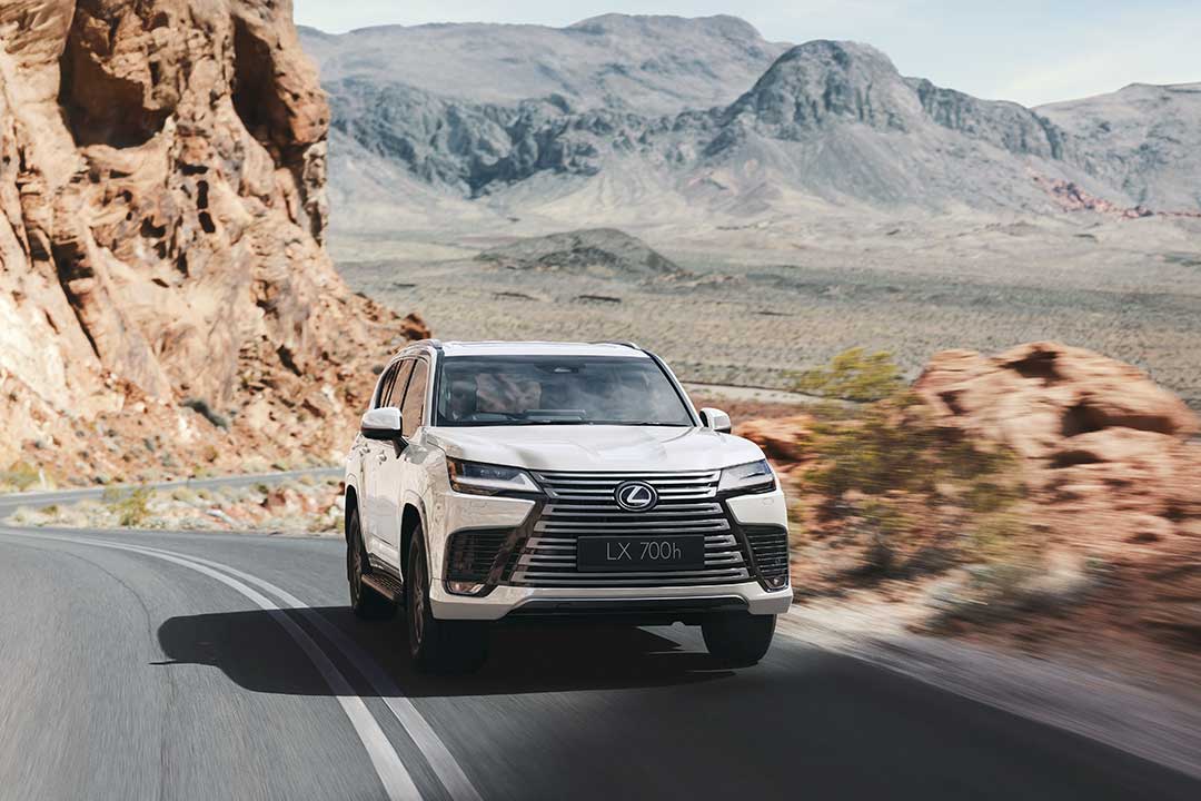 The Lexus LX 700h Hybrid SUV