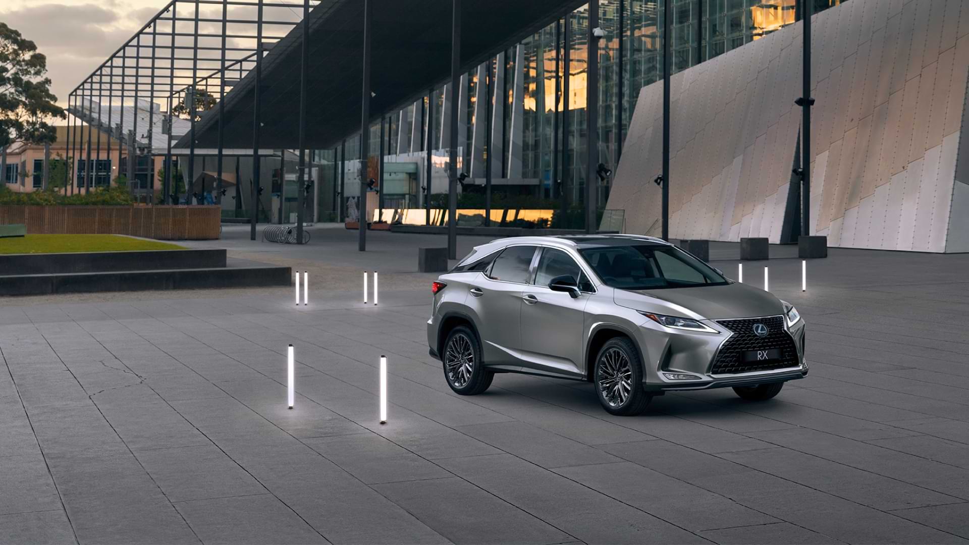RX Crafted Edition sits outside the Melbourne museum.